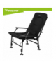 Krzesło wędkarskie fotel regulowany, składany z podłokietnikami i oparciem, czarny, Trizand 19022