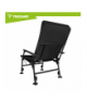 Krzesło wędkarskie fotel regulowany, składany z podłokietnikami i oparciem, czarny, Trizand 19022