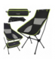 Krzesło wędkarskie składane 41x52x86cm, lekkie, z pokrowcem, czarne Trizand 19023