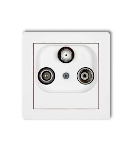 DECO Mechanizm gniazda abonenckiego RTV-SAT końcowego 1,5dB Karlik DGS