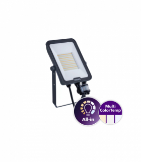 Naświetlacz Philips Ledinaire BVP167 50W z czujnikiem ruchu 5500-6000lm all-in zmienna barwa świecenia LED60830_40_65DOB 50W SWB MDU 5 lat gwarancji