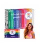 Kolorowy proszek Holi, do zabawy i eventów, zestaw 10x100g Holi Cow 27334 19025