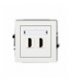 DECO Mechanizm gniazda podwójnego HDMI Karlik DHDMI-2