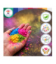 Kolorowy proszek Holi, do zabawy i eventów, zestaw 10x100g Holi Cow 27334 19025