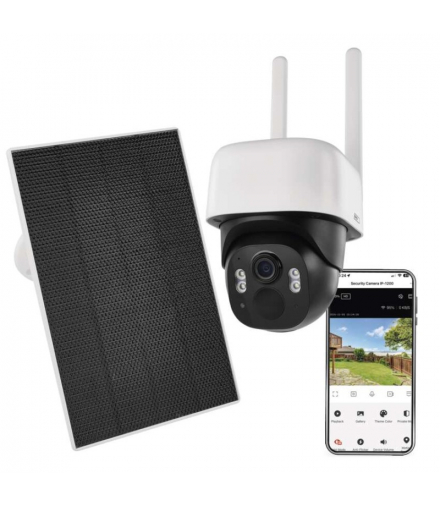 GoSmart Kamera zewnętrzna IP-1200 WASP z WiFi, akumulatorem i panelem solarnym EMOS H4067