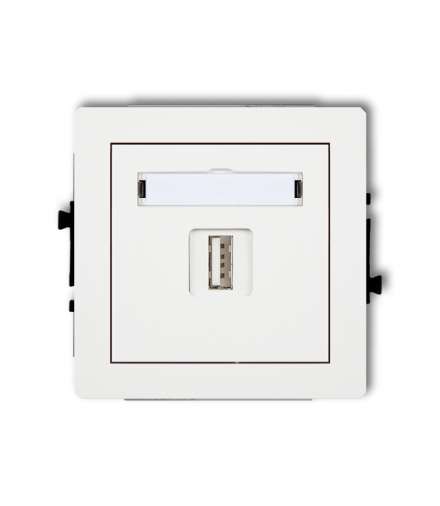 DECO Mechanizm ładowarki USB pojedynczej, 5V, 1A Karlik DCUSB-1