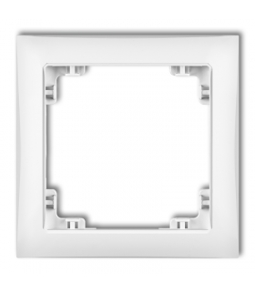 DECO Ramka uniwersalna pojedyncza z tworzywa DECO Soft Karlik DRSO-1