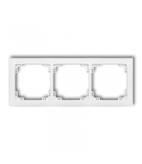 DECO Ramka uniwersalna potrójna z tworzywa DECO Soft Karlik DRSO-3