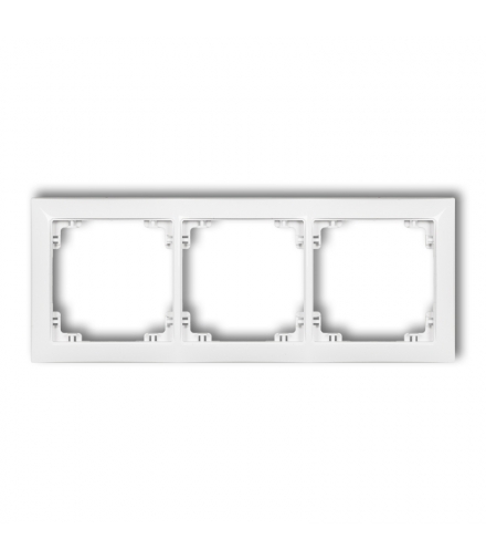 DECO Ramka uniwersalna potrójna z tworzywa DECO Soft Karlik DRSO-3