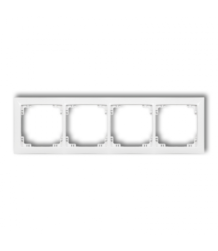 DECO Ramka uniwersalna poczwórna z tworzywa DECO Soft Karlik DRSO-4