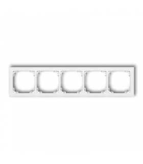 DECO Ramka uniwersalna pięciokrotna z tworzywa DECO Soft Karlik DRSO-5