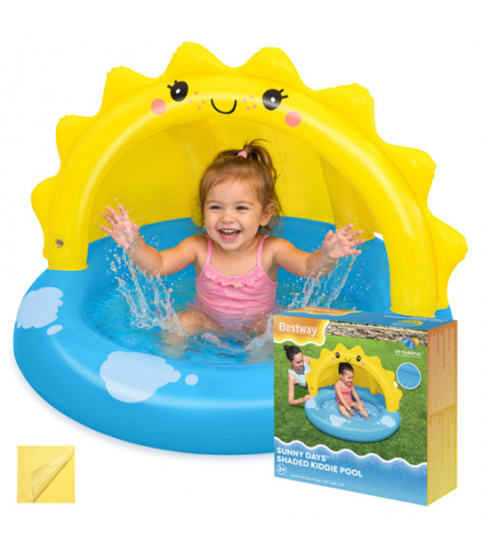 Basen dmuchany, brodzik dla dzieci, ogrodowy, 101cm, Bestway 52637 19077