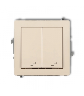 DECO Mechanizm łącznika podwójnego schodowego Karlik 1DWP-33