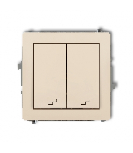 DECO Mechanizm łącznika podwójnego schodowego Karlik 1DWP-33