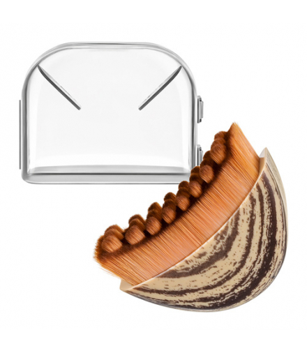 Szczotka do masażu twarzy i szyi na sucho, limfatyczna + etui, Soulima 19078