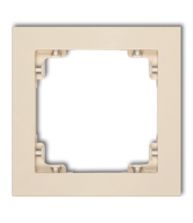 DECO Ramka uniwersalna pojedyncza z tworzywa Karlik 1DR-1