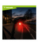 Lampka rowerowa tylna, czerwona, LED, USB-C, 6 trybów, 17 diod LED, IP66, do 100 godzin pracy, 2 sposoby montażu, Trizand 19054