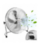 Wentylator podłogowy 50cm, 130W, metalowy, mocny, 3 prędkości, aluminiowe śmigła, łożyska kulkowe, kabel 180cm, Ruhhy 19073