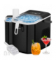 Kostkarka do lodu Ruhhy 1.2L, 12kg/24h, szybka produkcja lodu, czarna Ruhhy 19055