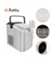 Kostkarka do lodu Ruhhy 1.2L, 12kg/24h, szybka produkcja lodu, srebrna + łopatka Ruhhy 19056