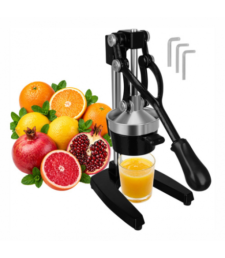 Wyciskarka do cytrusów, ręczna 40cm, profesjonalna prasa do soku, żeliwna konstrukcja, Ruhhy 19050