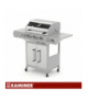 Grill gazowy 3+1 13.5kW Varen 4.0 stal nierdzewna ruszt żeliwny LED pokrowiec Kaminer 19100
