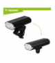 Lampka rowerowa LED 1300lm, USB-C, zestaw przednia + tylna, mocna, latarka 5200mAh, Trizand 19107