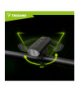 Lampka rowerowa LED 1300lm, USB-C, zestaw przednia + tylna, mocna, latarka 5200mAh, Trizand 19107