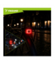 Lampka rowerowa LED 1300lm, USB-C, zestaw przednia + tylna, mocna, latarka 5200mAh, Trizand 19107