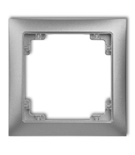 DECO Ramka uniwersalna pojedyncza z tworzywa DECO Soft Karlik 7DRSO-1