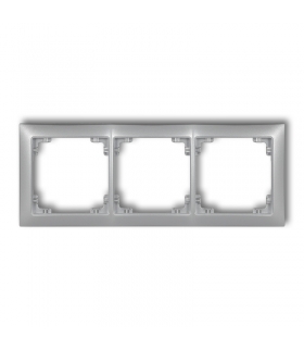 DECO Ramka uniwersalna potrójna z tworzywa DECO Soft Karlik 7DRSO-3