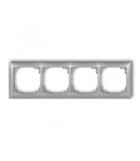 DECO Ramka uniwersalna poczwórna z tworzywa DECO Soft Karlik 7DRSO-4