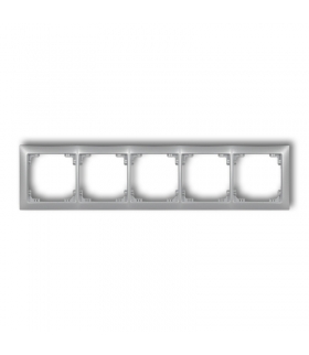 DECO Ramka uniwersalna pięciokrotna z tworzywa DECO Soft Karlik 7DRSO-5