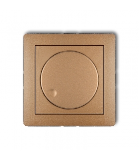 DECO Mechanizm elektronicznego regulatora oświetlenia przyciskowo-obrotowego do lamp LED Karlik 8DRO-2