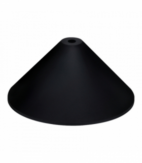 Podsufitka do lampy wiszącej, stożek, rozeta oprawy oświetleniowej, czarna Orno LC-1/B
