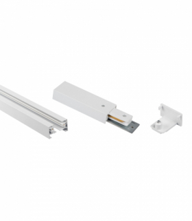 Zestaw 1-fazowy TEAR 1F SET 1.5M-W biały, szynoprzewód, przyłącze prądowe, zaślepka, Kanlux 45887