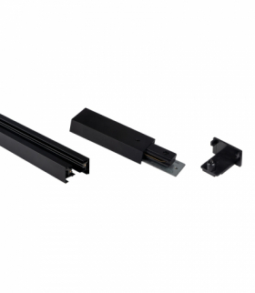 Zestaw 1-fazowy TEAR 1F SET 2M-B czarny, szynoprzewód, przyłącze prądowe, zaślepka, Kanlux 45890