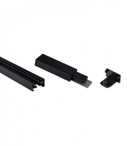 Zestaw 1-fazowy TEAR 1F SET 2M-B czarny, szynoprzewód, przyłącze prądowe, zaślepka, Kanlux 45890