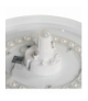 Plafoniera z czujnikiem ruchu LED FOGLER E 24W NW neutralna 4000K, 1800K, biały Kanlux 18124