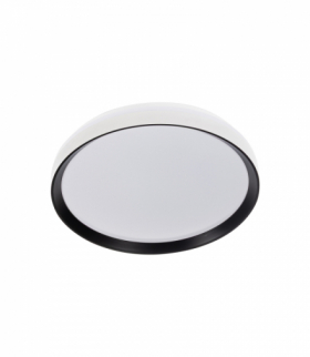Plafoniera ściemnialna LED LIXAN CCTDIM W/B, 3 barwy światła, IP20, biały / czarny Kanlux 46281