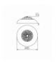Plafoniera, lampa z wentylatorem LED PLAVE PAN48 CCT+RGB W, lampowentylator, biały Kanlux 46370