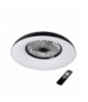 Plafoniera, lampa z wentylatorem LED PLAVE PAN60 CCT+RGB B, lampowentylator, czarny Kanlux 46371
