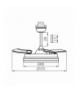 Plafoniera, lampa z wentylatorem LED PLAVE INB49 CCT W/SR, lampowentylator, biały / srebrny Kanlux 46372