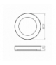 Oprawa typu downlight ERGA 17W CCT-B czarny Kanlux 24607