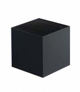 Oprawa solarna LED REKA SOLAR15 6W-L-GR, 15x15x15cm, grafitowy Kanlux 28997