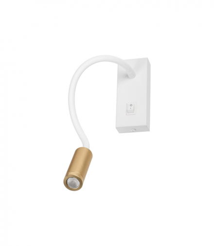 Oprawa ścienna LED TONIL II LED W/G biały / złoty Kanlux 32518