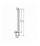 Oprawa elewacyjna YALTE S 06 9W CCT-B, 61.5cm, czarny Kanlux 45870