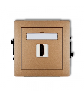 DECO Mechanizm gniazda pojedynczego HDMI Karlik 8DHDMI-1