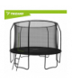 Trampolina ogrodowa duża z siatką i drabinką 366cm, 150kg, dla dzieci, Premium HQ Trizand 19118