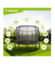 Trampolina ogrodowa duża z siatką i drabinką 366cm, 150kg, dla dzieci, Premium HQ Trizand 19118